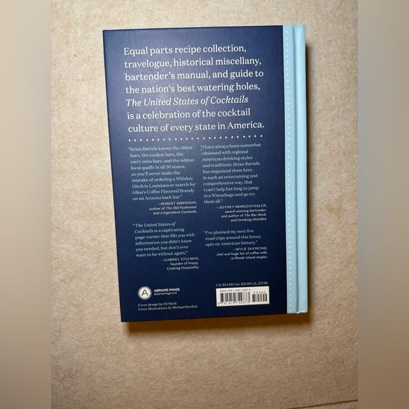 The United States of Cocktails Recipes, Tales, & Traditions Book Brian Bartels - Picture 6 of 8